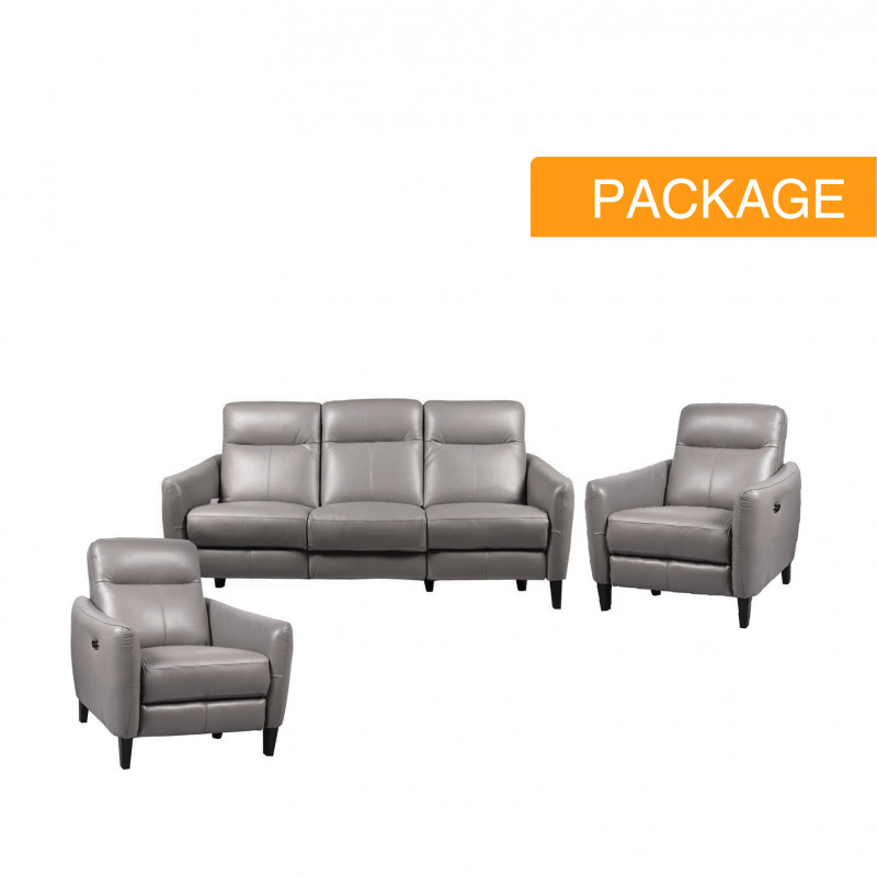 SERENE 3 + 1 + 1 SOFA SET W/ POWERED RECLINERS