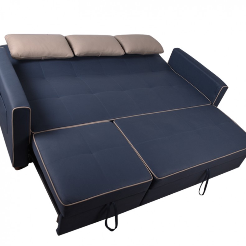 MERYL-S 3 SEATER SOFA BED w/ 3 THROW CUSHIONS (RHS) (DETACHABLE)