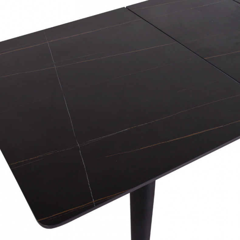 ONYX-X-N SINTERED STONE TOP EXTENDABLE DINING TABLE