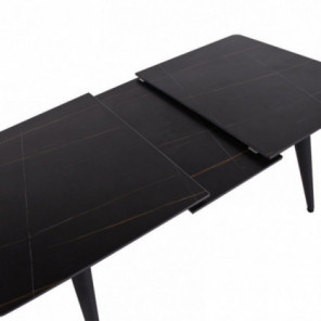 ONYX-X-N SINTERED STONE TOP EXTENDABLE DINING TABLE