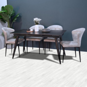 ONYX-X-N SINTERED STONE TOP EXTENDABLE DINING TABLE