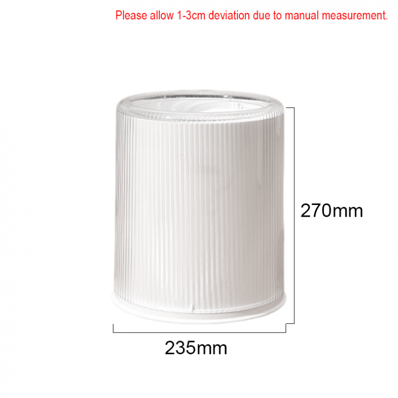 FLUTED CLEAR BIN 10L