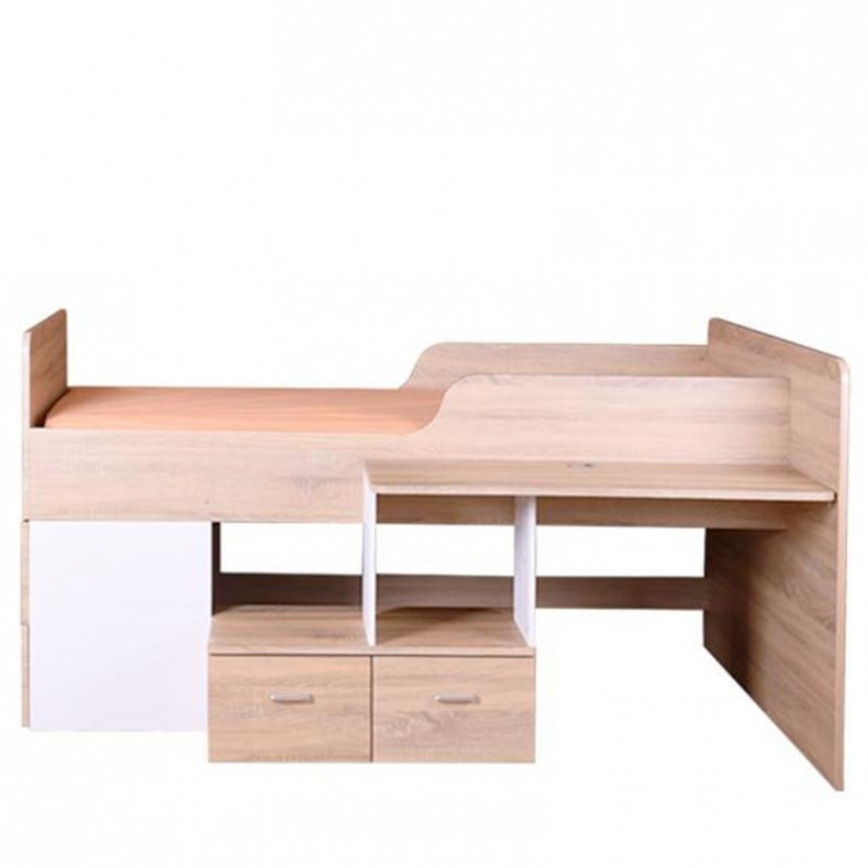 RAIL-N3 3' SINGLE BED w/ TABLE
