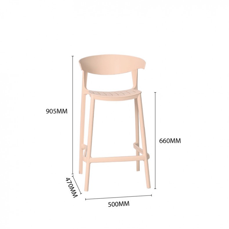 HULA STACKABLE HIGH CHAIR