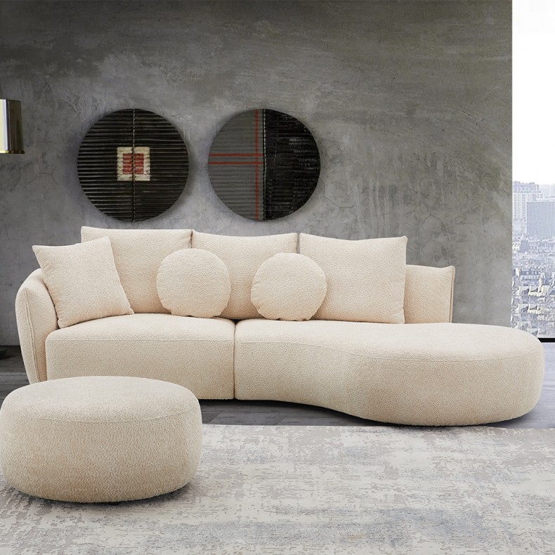 ROMAN L-SHAPED SOFA (LHS) W/ 6 TCS