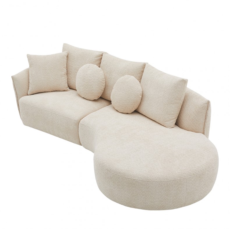ROMAN L-SHAPED SOFA (LHS) W/ 6 TCS