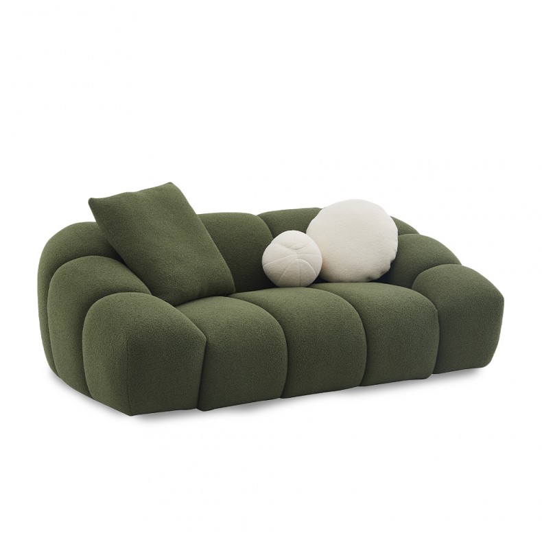 PLUSH FUN LOUNGE - 2 SEATER SOFA W/ 3 TCS