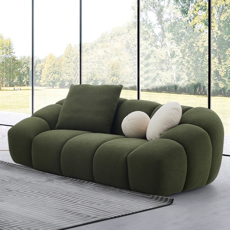 PLUSH FUN LOUNGE - 2 SEATER SOFA W/ 3 TCS