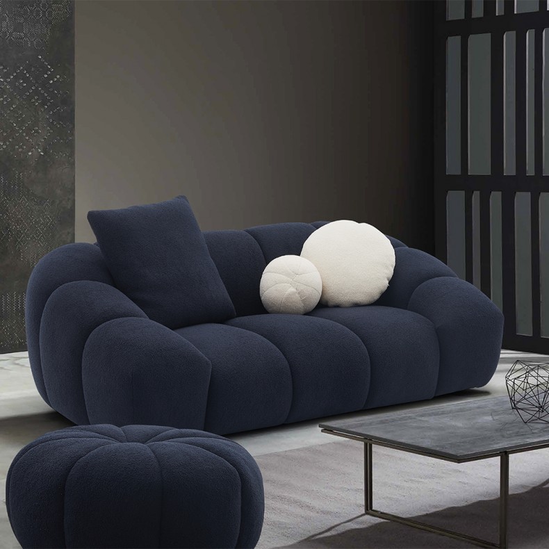 PLUSH FUN LOUNGE - 2 SEATER SOFA W/ 3 TCS