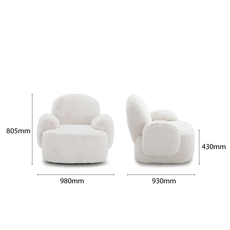 ROFF COZY CHAIR WITH SWIVEL