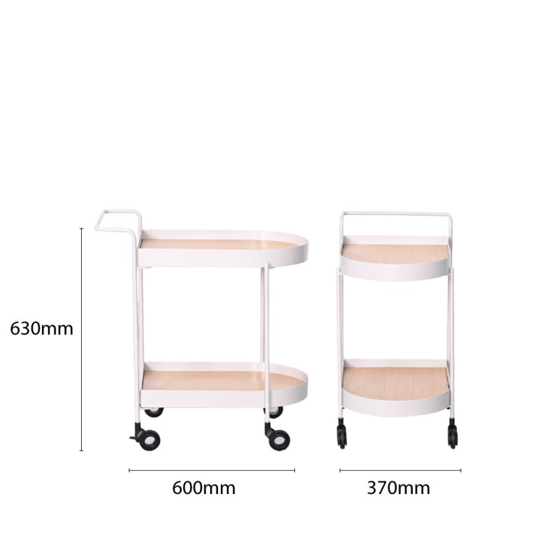 HONEY CART TABLE W/ WHEELS
