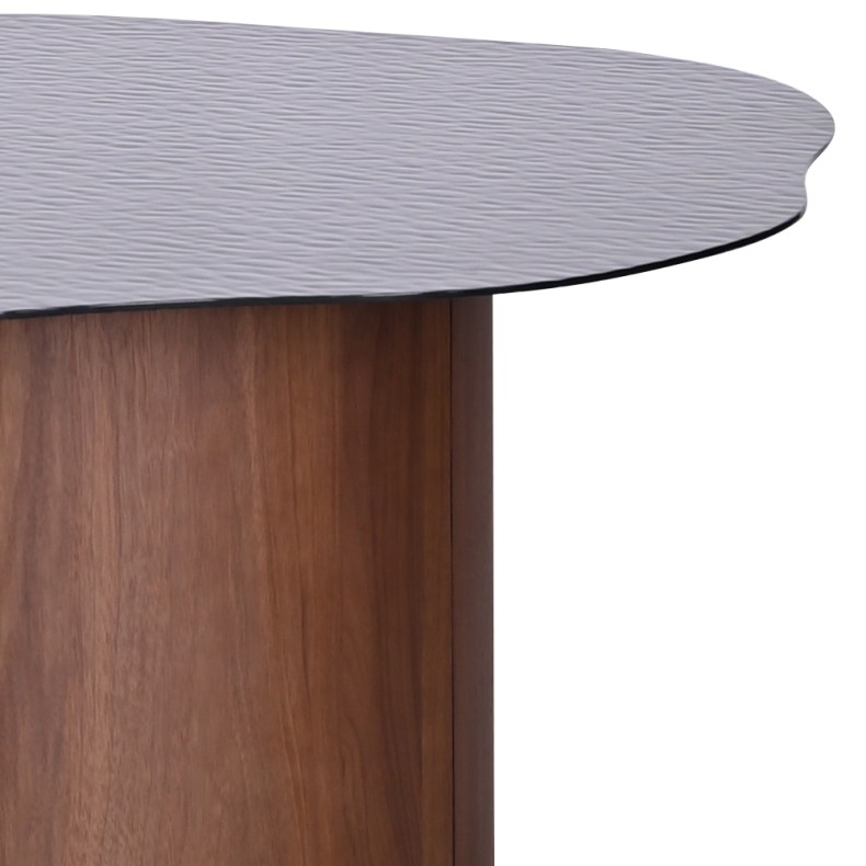 POND COFFEE TABLE W/ GLASS TOP