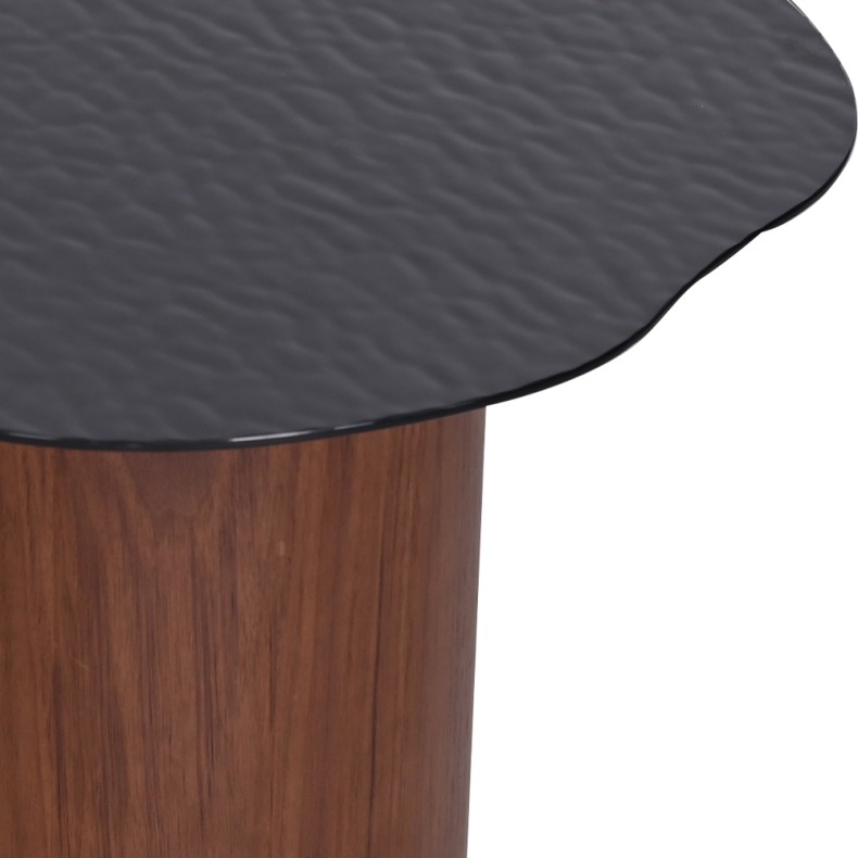 POND SIDE TABLE W/ GLASS TOP