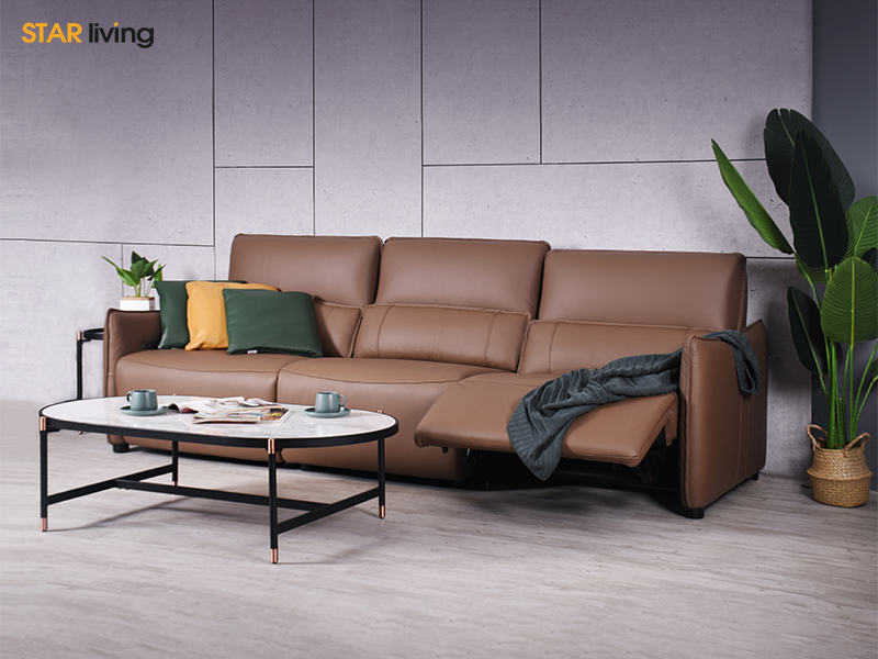 Leather sofa for living room in Singapore